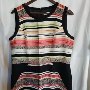 Striped Sleeveless Dress
